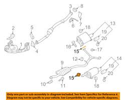 Details About Subaru Oem 09 13 Forester 2 5l H4 Exhaust Muffler Pipe Gasket 44011ae010
