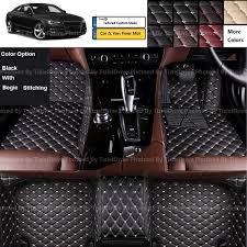 pu leather car floor mat set