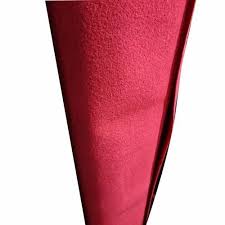 2mm red non woven carpet for flooring