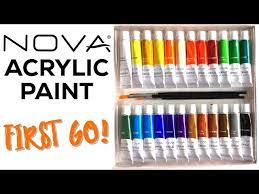 Nova Acrylic Paint Review First Go