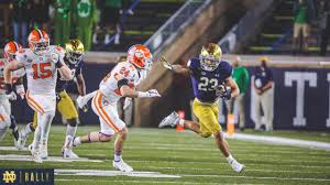 More 2020 notre dame pages. No 4 Irish Take Down No 1 Clemson 47 40 In Double Ot Thriller Notre Dame Fighting Irish Official Athletics Website
