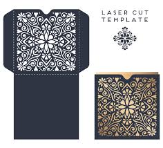 laser cut wedding invitation card