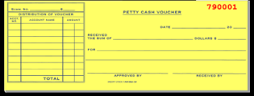 Petty Cash Voucher For Auto Dealers