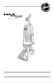 user manual hoover f7412900 max extract