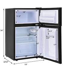 costway refrigerator small freezer