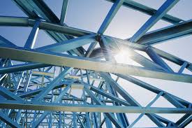 structural steel in construction