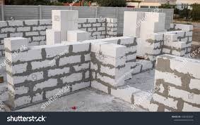Lightweight Concrete Block Bricks Used Construction Stock