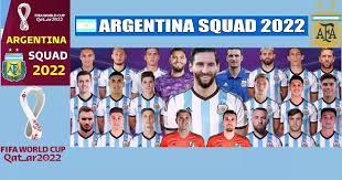 Qatar World Cup 2022 Argentina Players List gambar png