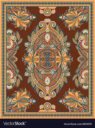 ornamental seamless carpet design