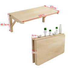 Solid Wood Folding Table Pine Wall