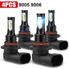 4pcs 9005 9006 led headlight bulbs tsv