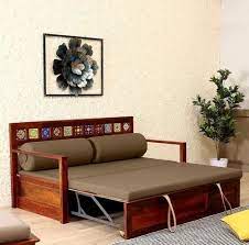 3 Seater Modern Wooden Sofa Cum Bed
