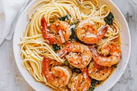 garlic er shrimp pasta recipe with