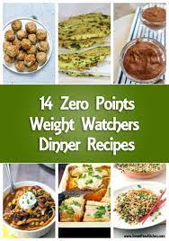 14 zero point weight watchers dinner