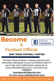 We serve the game in over 100 local associations from lubbock to how to get started: East Texas Football Chapter Home Facebook