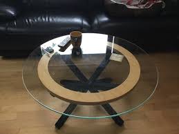 My Large Round Glass Coffee Table