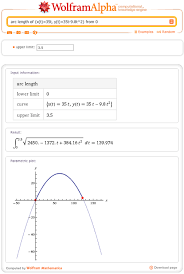 find arc length calculations for