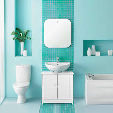 Moreover, this kind of bathroom storage also brings the decor of the room into a whole new style. Ikayaa Modern Under Sink Storage Cabinet With Doors Bathroom Vanity Furniture 2 Layer Organizer White Blue Aliexpress