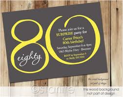 80 Year Old Birthday Party Invitations Birthdaybuzz