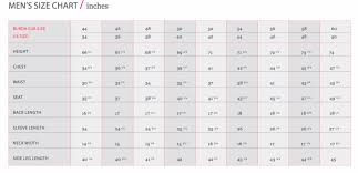 Urda Patterns Womens Sizing Chart Comprehensive Burda Size