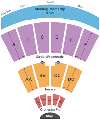 Cal Coast Credit Union Open Air Theatre Seating Chart San