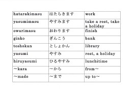 Learning Japanese Language 〜Sakura's Japanese〜: N① kara N② made 【Learning  Japanese #22】