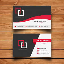 Modern Simple Business Card Template Vector Free Download Business