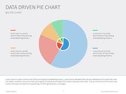 One Of The Slides Of Our Data Driven Pie Chart Deck Flat