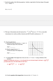 Answered 7 Describe The Graphs Of The