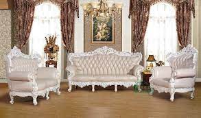 luxury white classic sofa set designs