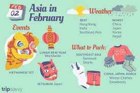 february in asia weather and event guide