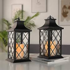 Hanging Candle Lantern With Flameless