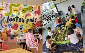 kids friendly cafes with playgrounds