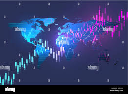 Stock market or forex trading graph in graphic concept for financial  investment or economic trends business idea design. Worldwide finance  background Stock Vector Image & Art - Alamy