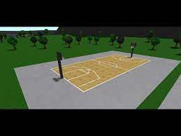 basketball court and hoop in bloxburg