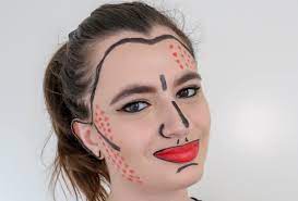 pop art inspired halloween makeup tutorial