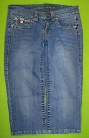 Details About Refuge Premium Capris Sz 3 Juniors Womens Blue Jeans Denim Pants Stretch Fs29