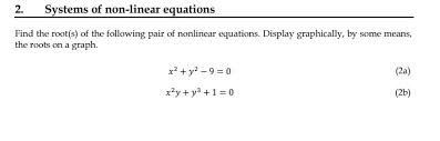 Solved Systems Of Nar Equations