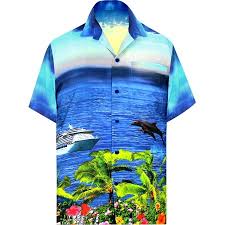 Hawaiian Shirt Mens Beach Aloha Camp Party Casual Holiday Tropical Shirt Scenic 3d Hd Print