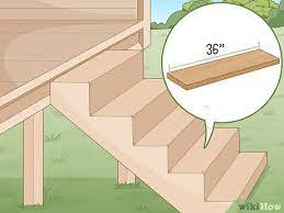 3 Ways To Build Deck Stairs Wikihow