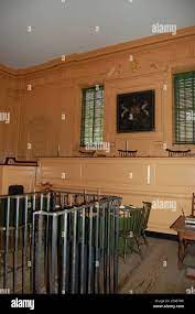 court room in philadelphia usa stock