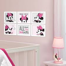 Minnie Mouse Unframed Wall Art In 2022