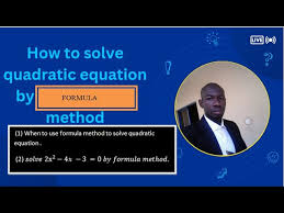 How To Solve Quadratic Equation Using