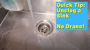 clogged drain don t use drano