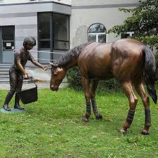 Horse Sculpture Animal Garden Statues