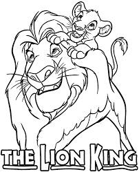 Timon and pumbaa are talking. Lion King Coloring Page Simba With Mufasa Topcoloringpages Net