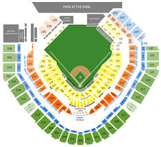 Described Petco Park Seating Chart With Row Numbers Padres