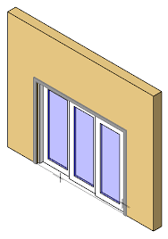 Double Wall Sliding Panel Door Fully