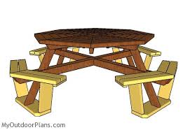 oconal picnic table plans free