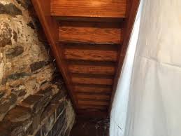 Cleaning A Moldy Basement Stairway